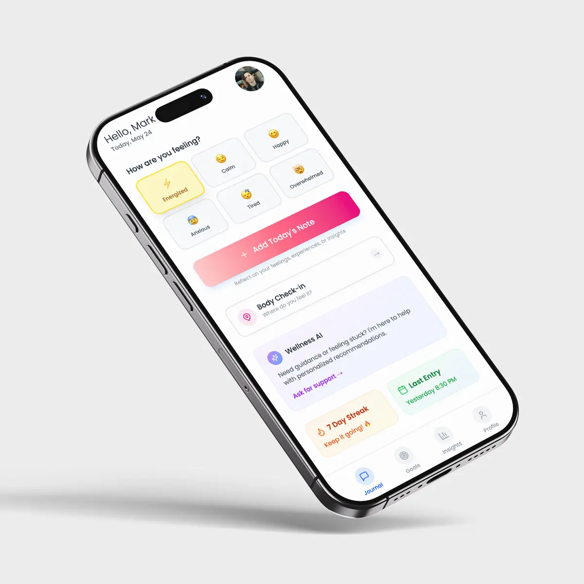 MindfulFlow — приложение для ментального здоровья и осознанности